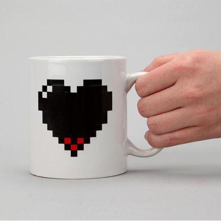 Heat-sensitive Heart Mug