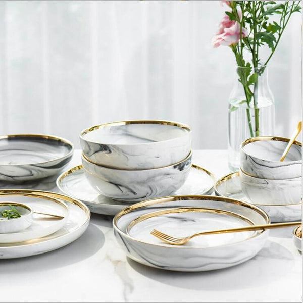 Gold Wire Servingware