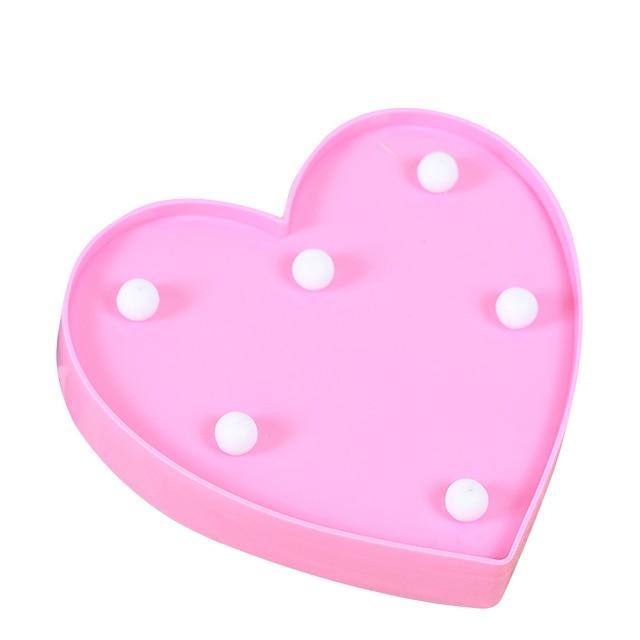 Love Heart Lamp - The Decor House